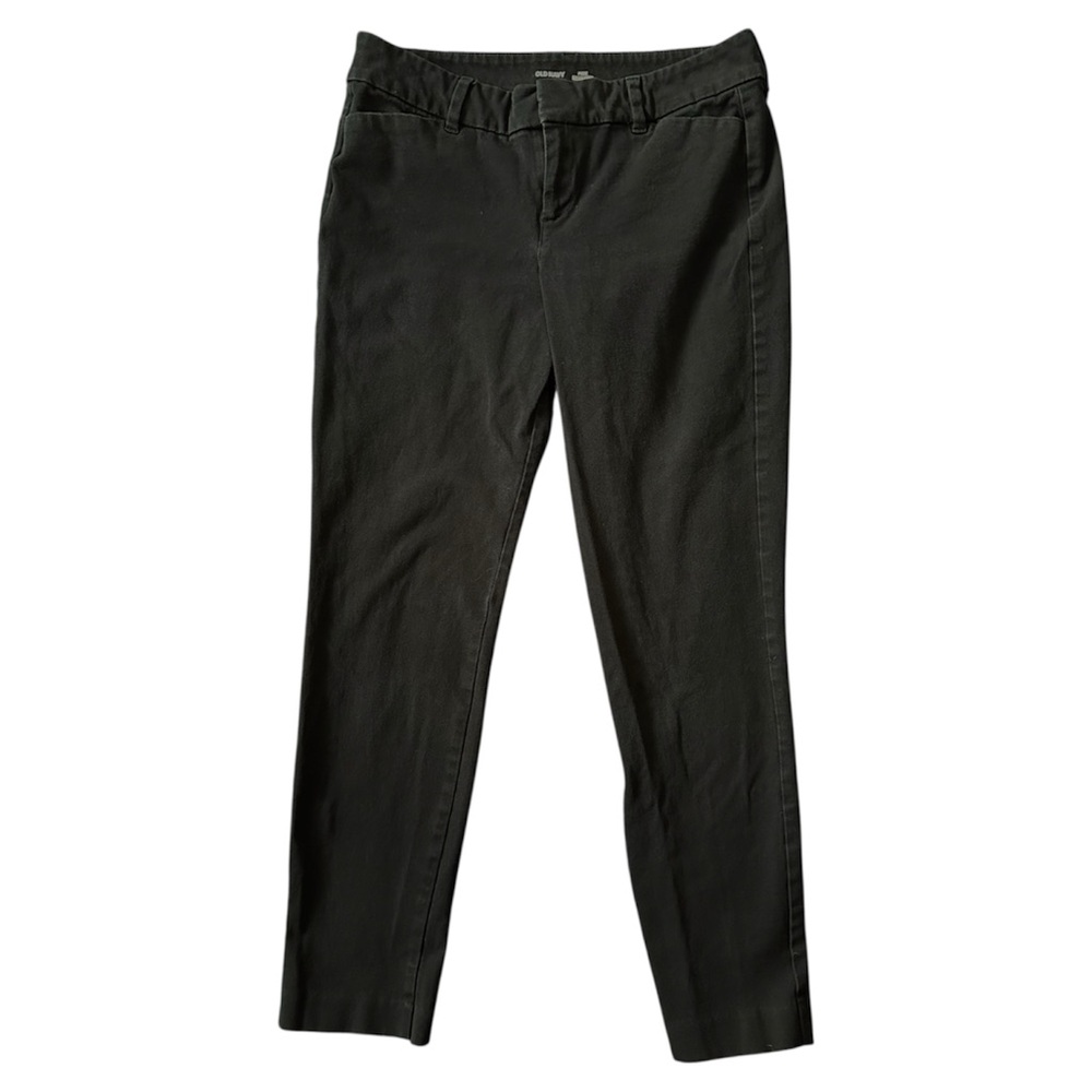 Old Navy Black Pixie Ankle Pants – Stretch Business Casual Work Pants (6)